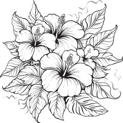 Orchid and Fern Vector Art Creative Logo Vision Botanical Paradise Essence Simple Logo Development