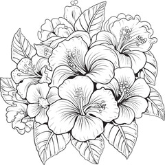 Palm Fronds Delight Serene Iconic Imagery Tropical Botanical Symphony Geometric Logo Style