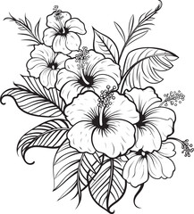 Exotic Plant Spirit Simple Icon Development Jungle Flower Fantasy Abstract Logo Formulation