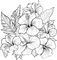 Exotic Palm Leaf and Bloom Icon Vibrant Graphic Innovation Tropical Jungle Foliage Design Botanical Logo Creation