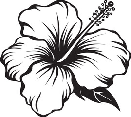 Exotic Hibiscus Symbolism Artistic Logo Design Hibiscus Floral Design Creative Icon Evolution