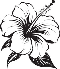 Exotic Hibiscus Spirit Simple Icon Development Hibiscus Fantasy Art Abstract Logo Formulation