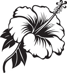 Exotic Hibiscus Symbolism Artistic Logo Design Hibiscus Floral Design Creative Icon Evolution