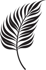 Obraz premium Tropical Plant Leaves Vibrant Iconic Symbolism Exotic Leafy Greenery Modern Graphic Element