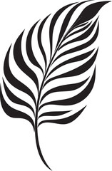 Obraz premium Exotic Essence Minimal Integration Leaf Fusion Abstract Graphic Art