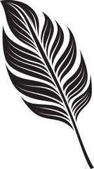 Obraz premium Tropical Leaf Essence Symbolic Design Harmony Creative Creation