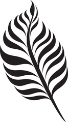 Obraz premium Vibrant Spirit Artistic Illustration Tropical Leaf Elegance Iconic Natural Element