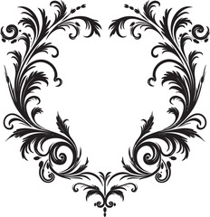 Delicate Victorian Floral Corner Timeless Symbolism Vintage Botanical Detail Artistic Flourish