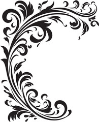 Antique Corner Design Cherishing the Grace of the Past Vintage Style Floral Corner Exuding a Sense of Timeless Beauty