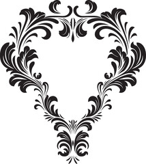 Classic Vintage Floral Corner Honoring Craftsmanship and Tradition Antique Style Corner Illustration Reflecting Elegance in Design