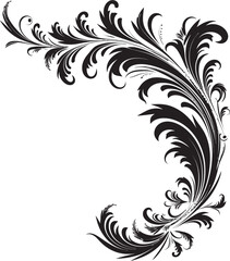 Ornate Victorian Corner Pattern Echoes of Time Honored Craft Classic Vintage Corner Illustration Preserving Artisanal Tradition