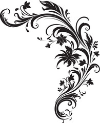 Classic Vintage Corner Illustration Preserving Artisanal Tradition Antique Botanical Corner A Tribute to the Natural World