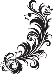 Vintage Botanical Detail Capturing the Essence of Timeless Design Elegant Victorian Corner Detail Celebrating Classic Elegance
