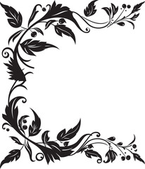 Vintage Decorative Element Reviving Symbolic Beauty Delicate Victorian Floral Corner Timeless Symbolism Recaptured