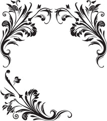 Vintage Floral Detail Revisiting Artistic Traditions Victorian Corner Ornament Classic Sophistication Rediscovered