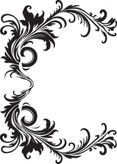 Victorian Corner Ornament Legacy of Classic Artistry Antique Floral Corner Symbol Historical Icon of Beauty