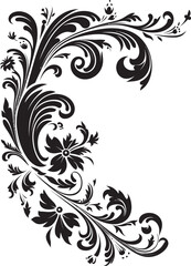 Ornate Victorian Corner Pattern Reviving Classic Design Classic Vintage Corner Illustration Artistic Craft Rediscovered