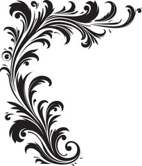 Vintage Botanical Detail Capturing Classic Design Elements Elegant Victorian Corner Detail Reflecting Artistic Mastery