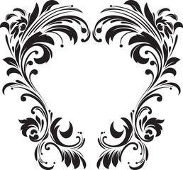 Vintage Decorative Element Reviving Symbolic Beauty Delicate Victorian Floral Corner Timeless Symbolism Recaptured