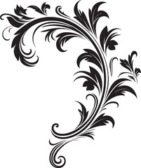 Vintage Floral Detail Revisiting Artistic Traditions Victorian Corner Ornament Classic Sophistication Rediscovered