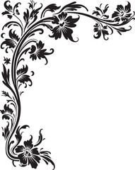 Ornate Victorian Corner Pattern Reviving Classic Design Classic Vintage Corner Illustration Artistic Craft Rediscovered