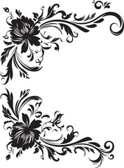 Classic Vintage Corner Illustration Artistic Craft Rediscovered Antique Botanical Corner Beauty in Vintage Botany