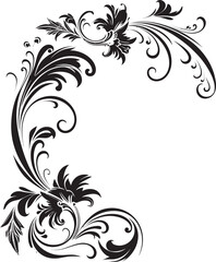 Vintage Floral Detail Redesigning Timeless Elegance Victorian Corner Ornament Legacy of Classic Artistry