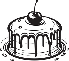 Vintage Confectionery Badge Artistic Dessert Tradition Elegant Cake Iconography Retro Bakery Elegance