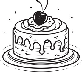 Victorian Era Cake Symbol Classic Confectionery Charm Vintage Cake Design Artistic Heritage of Baking