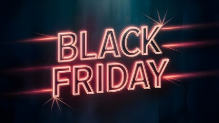 Black Friday neon 