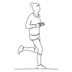 2_the woman is running around