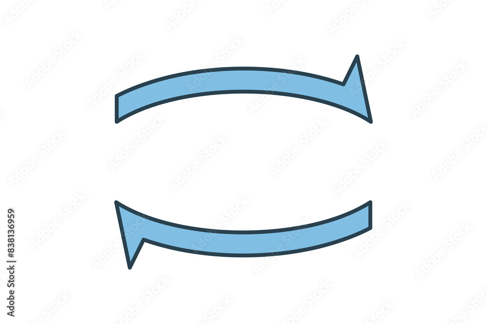 Poster rotate icon. icon related to edit tool. suitable for web site, app, user interfaces, printable etc. 