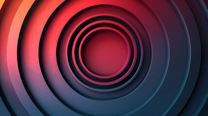 Fototapeta premium Background with circular layers vector image