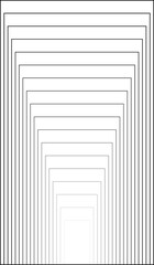 Fototapeta premium Rectangle blend effects out line halftone. Element in concept technology