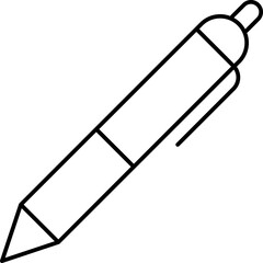 Pen icon. Pencil line icon. Edit symbol. Pen marker. Pencil or pen icon set. Vector illustration.