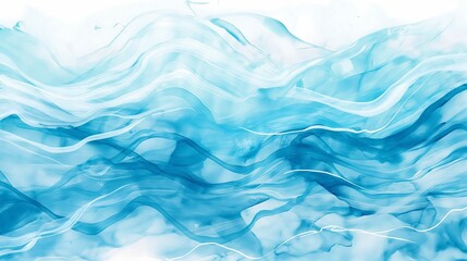 Fototapeta premium Abstract Blue Watercolor Background