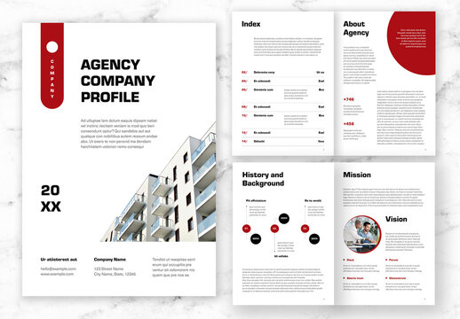 Black and Red Agency Company Profile