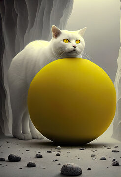 The White Cat with Golden Eyes