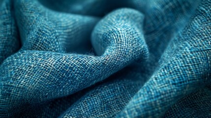 Fototapeta premium Close-Up of Fabric Texture: Capture the fine details of a piece of fabric,