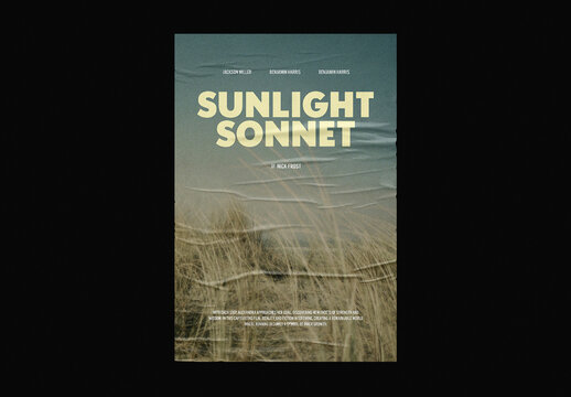 Melodrama Movie Poster Template Layout