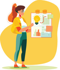 Virtual Event Planning Illustration