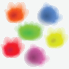 background with bubbles design art