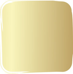 Rounded square golden frames. Luxury design