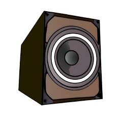 Brown speaker