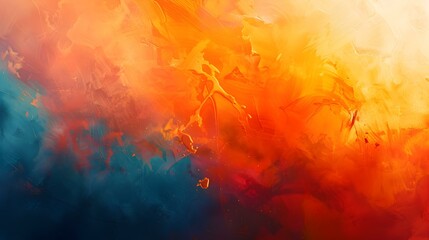 Fototapeta premium Gradient Sapphire to orange backdrop