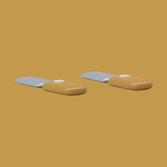 illustration of an background with brush