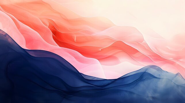 Gradient peach to navy blue background
