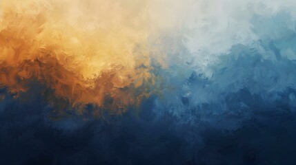 Naklejka premium Gradient indigo to amber blend abstract