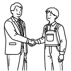 two people shaking hands