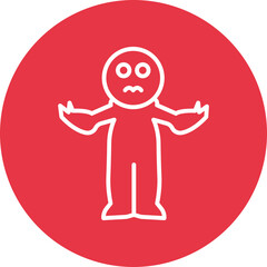 Arcade Heroes line circle icon